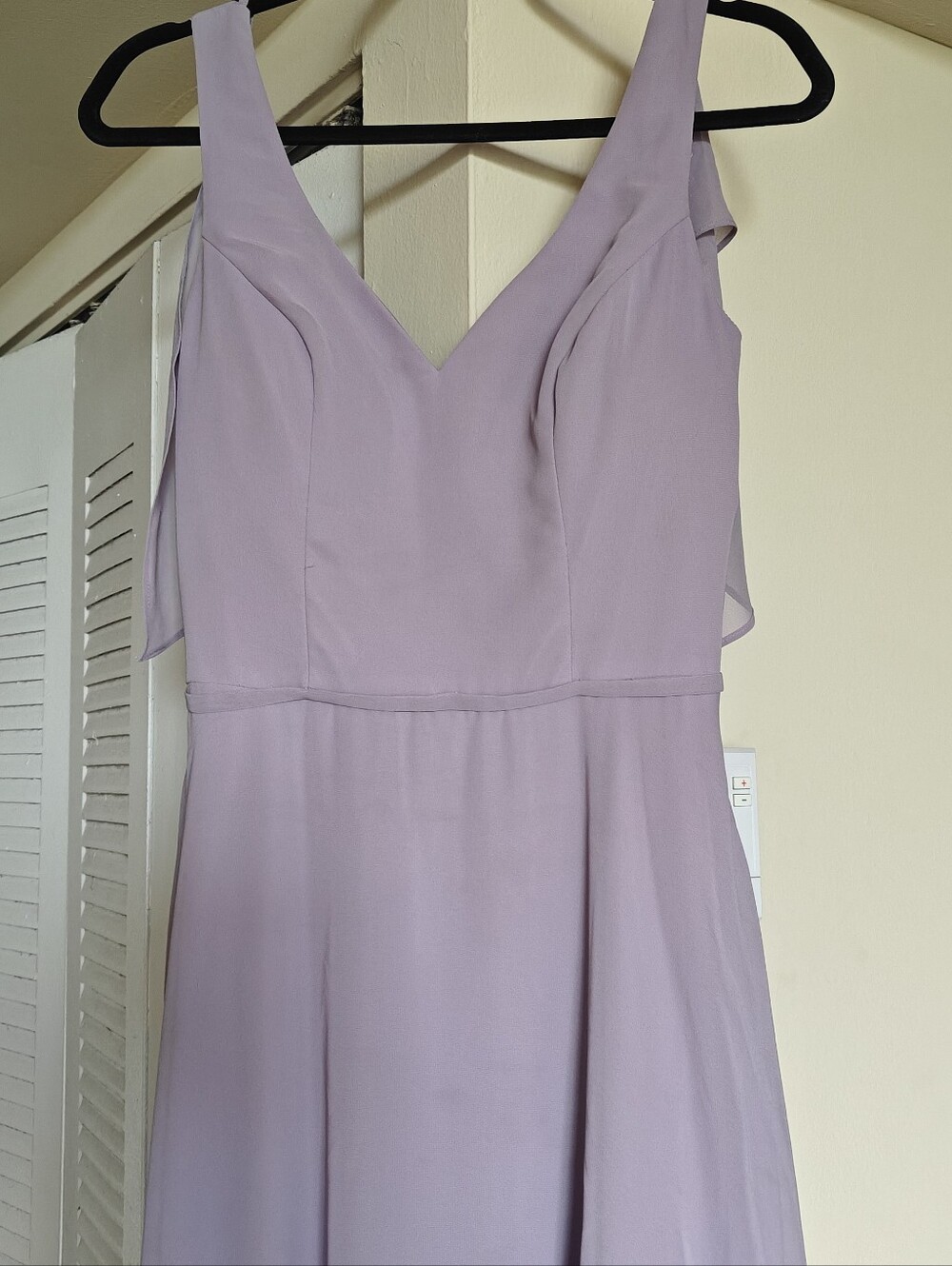 Elegant Light Lavender Bridesmaid Dress